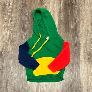 Vtg colour block Hoodie